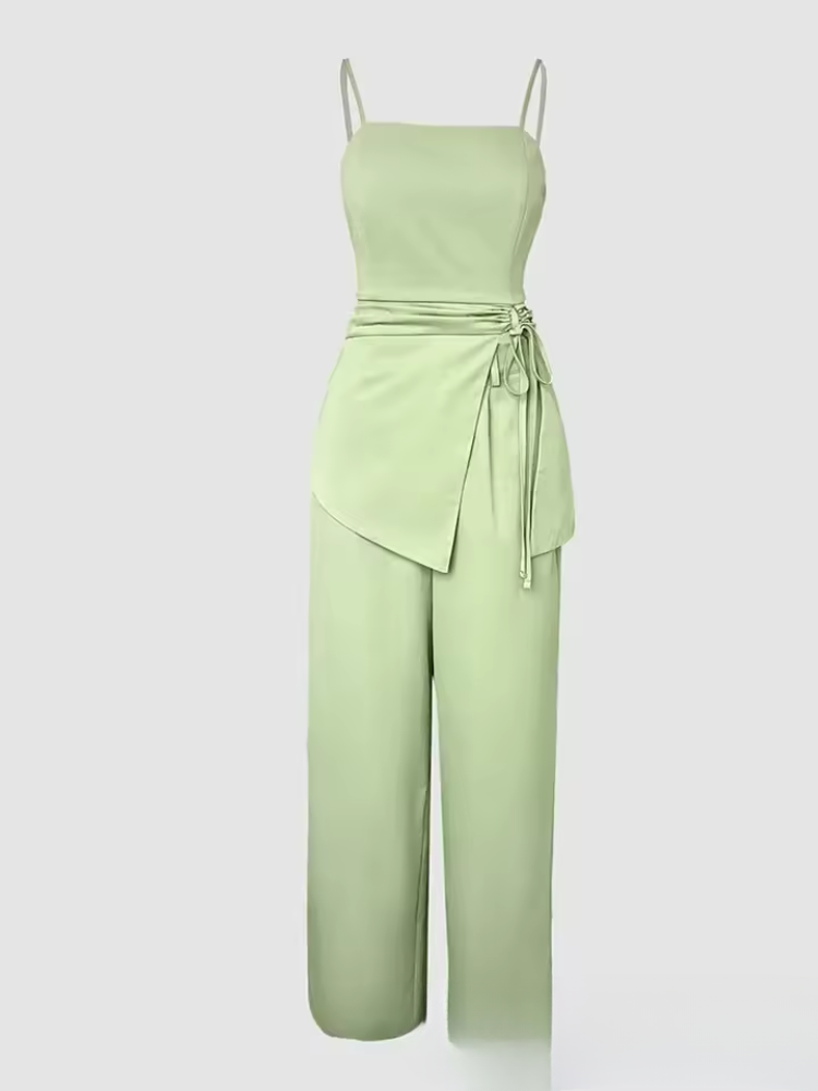 Conjunto Feminino Elegante com Calça Pantalona Zunna Stefany