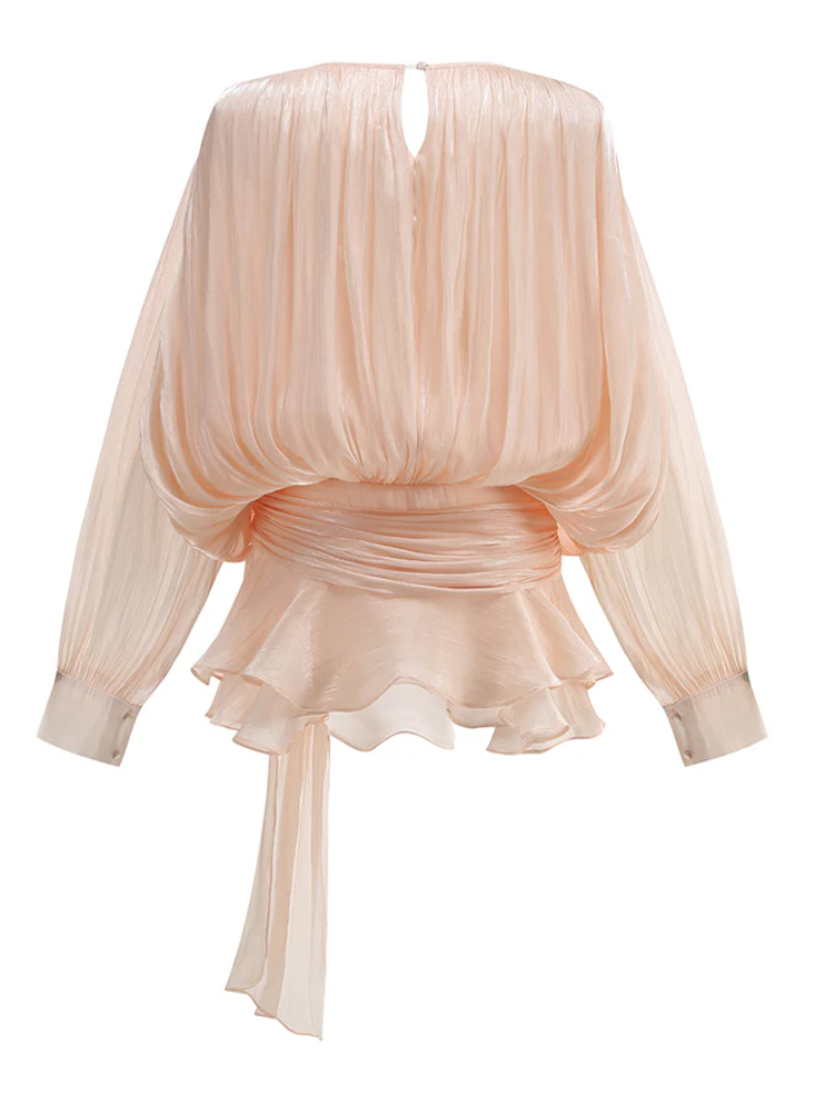 Vestido Curto Manga Lanterna Zunna Karina