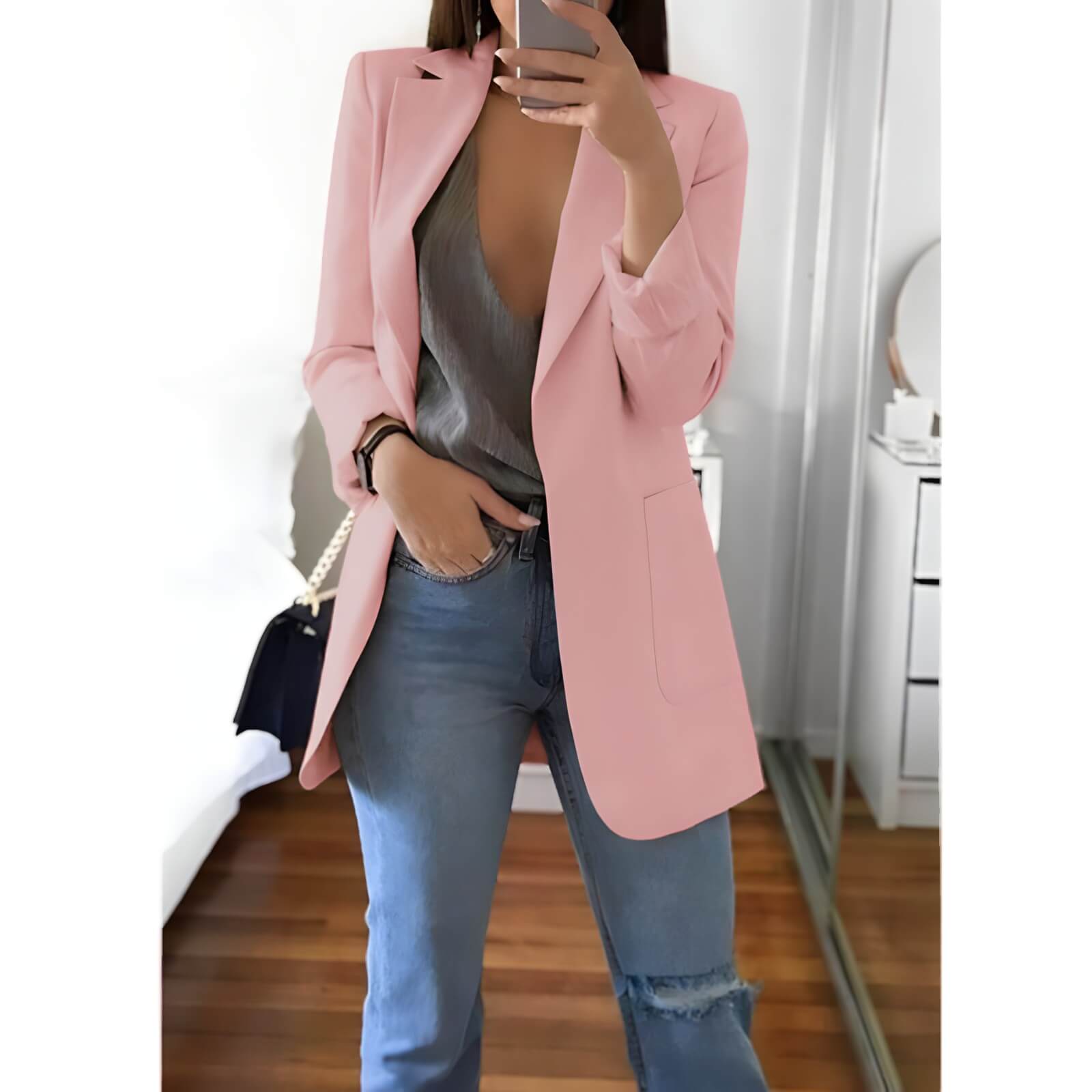 Blazer Alongado Fashionist