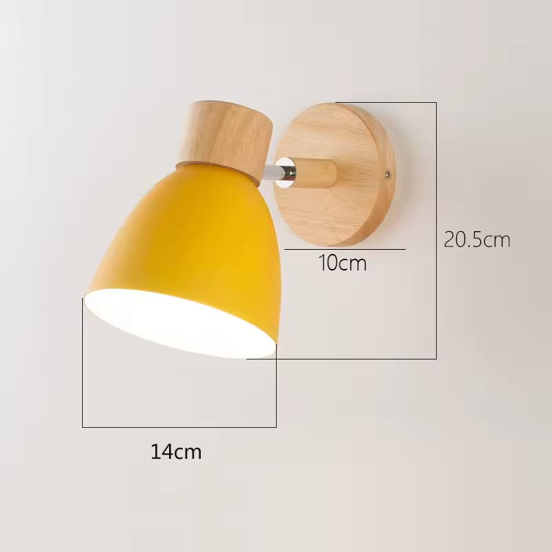 Luminária de Parede Cone Amarela com Haste Ajustável - foto 17