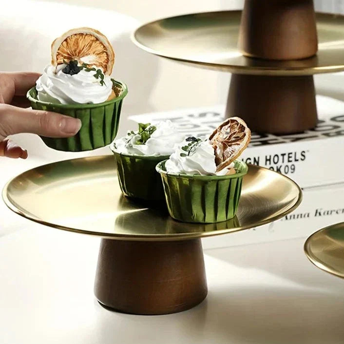 Suporte para Bolo Redondo em Aço Inoxidável com Pedestal - foto 6