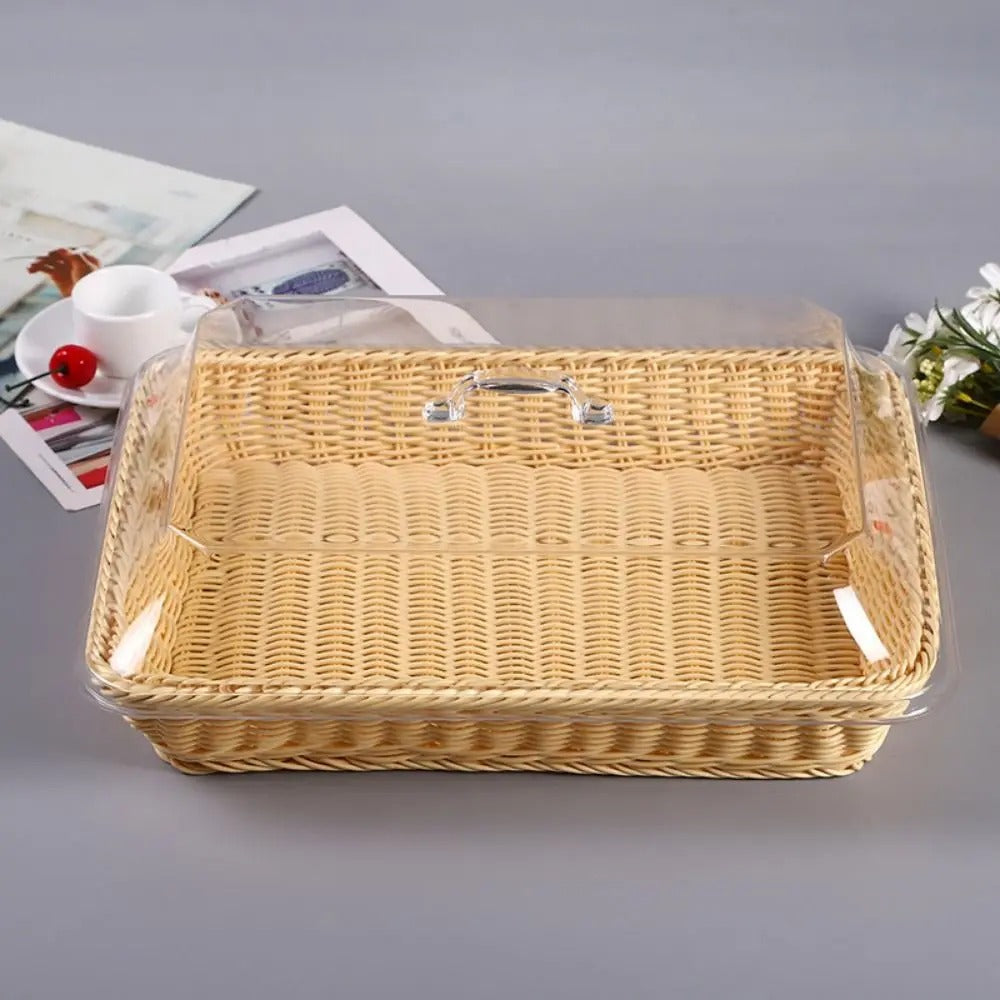 Cesta de Mesa Mônaco com Cúpula Transparente