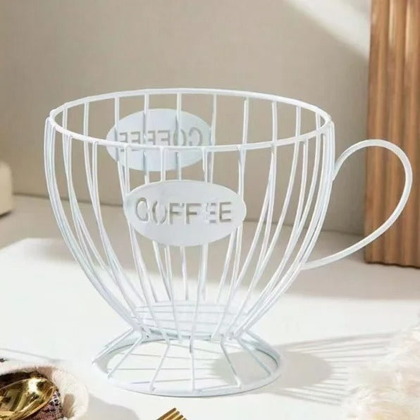 Porta Cápsulas de Café Luxo – Estilo Xícara Decorativa