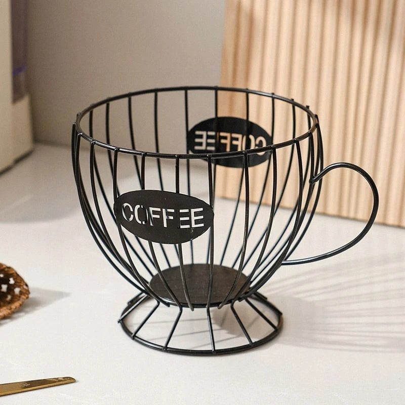 Porta Cápsulas de Café Luxo – Estilo Xícara Decorativa