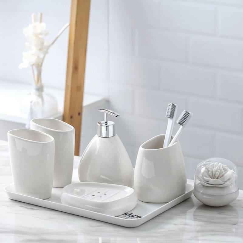 Saboneteira Kit Banheiro Lavabo Conjunto de Banheiro
