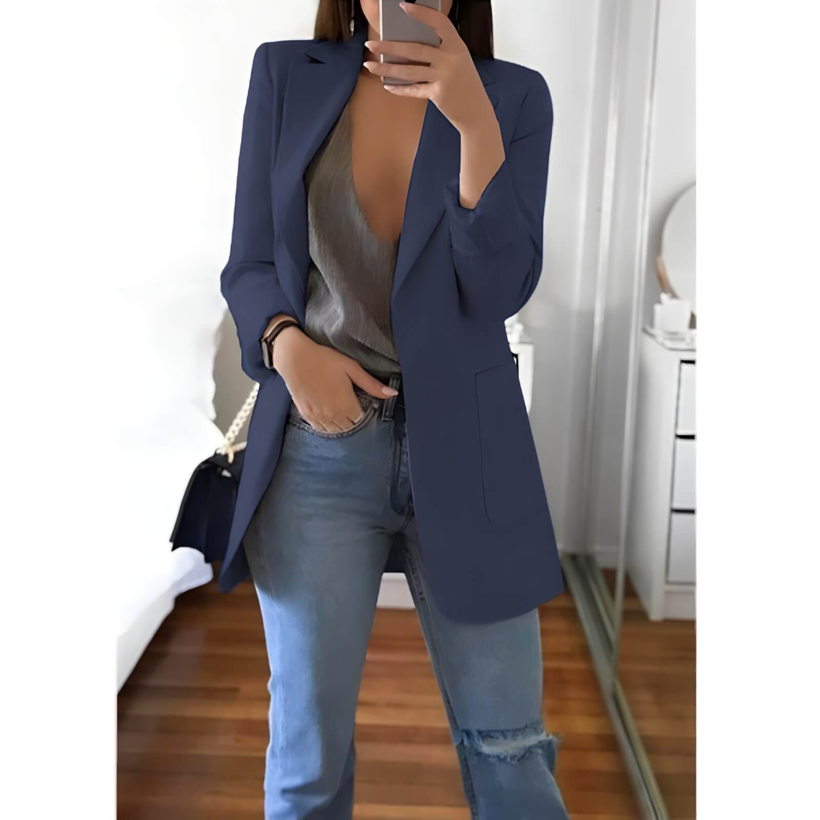 Blazer Alongado Fashionist