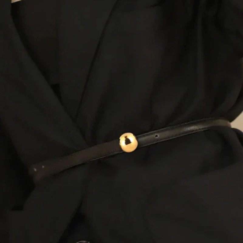 Cinto Feminino Com Fivela Estilo Bola