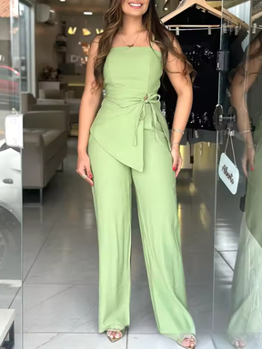 Conjunto Feminino Elegante com Calça Pantalona Zunna Stefany