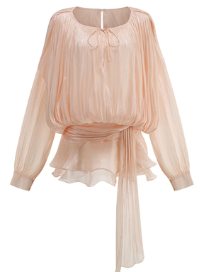 Vestido Curto Manga Lanterna Zunna Karina