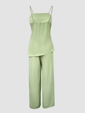 Conjunto Feminino Elegante com Calça Pantalona Zunna Stefany