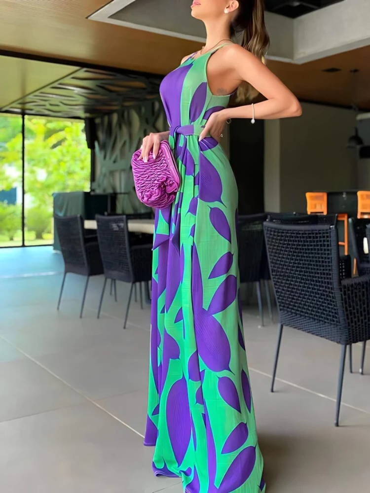 Macacão Elegante com Cintura Marcada Zunna Ferline