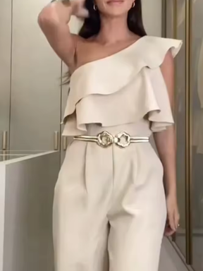 Macacão Longo Elegante Zunna Calinia