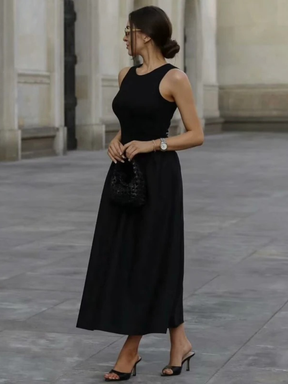 Vestido Midi Elegante e Versátil Zunna Agnes