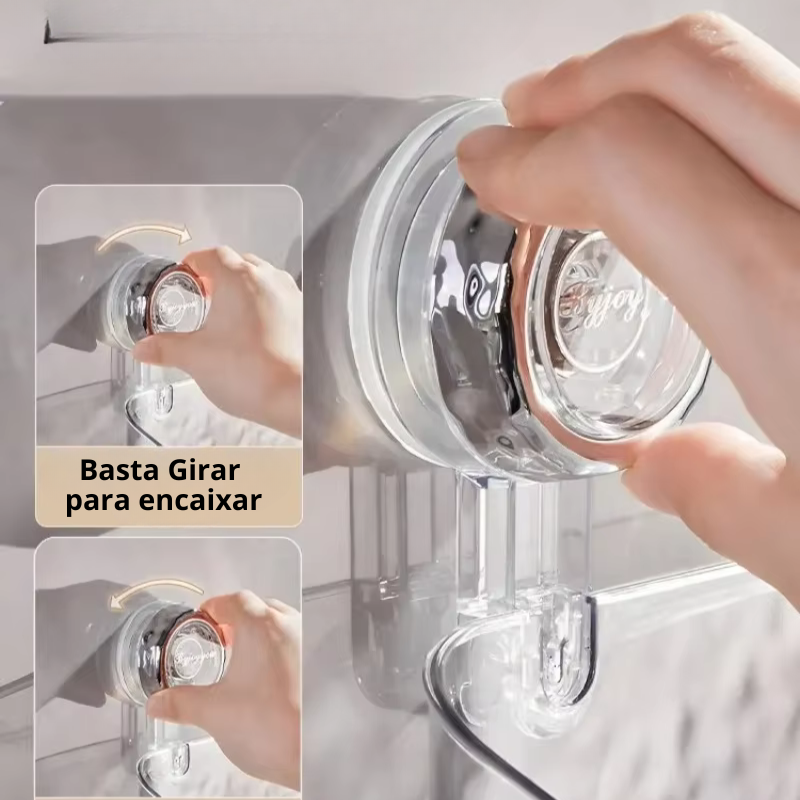 Suporte de Parede Minimalista para Cosméticos e Perfumes