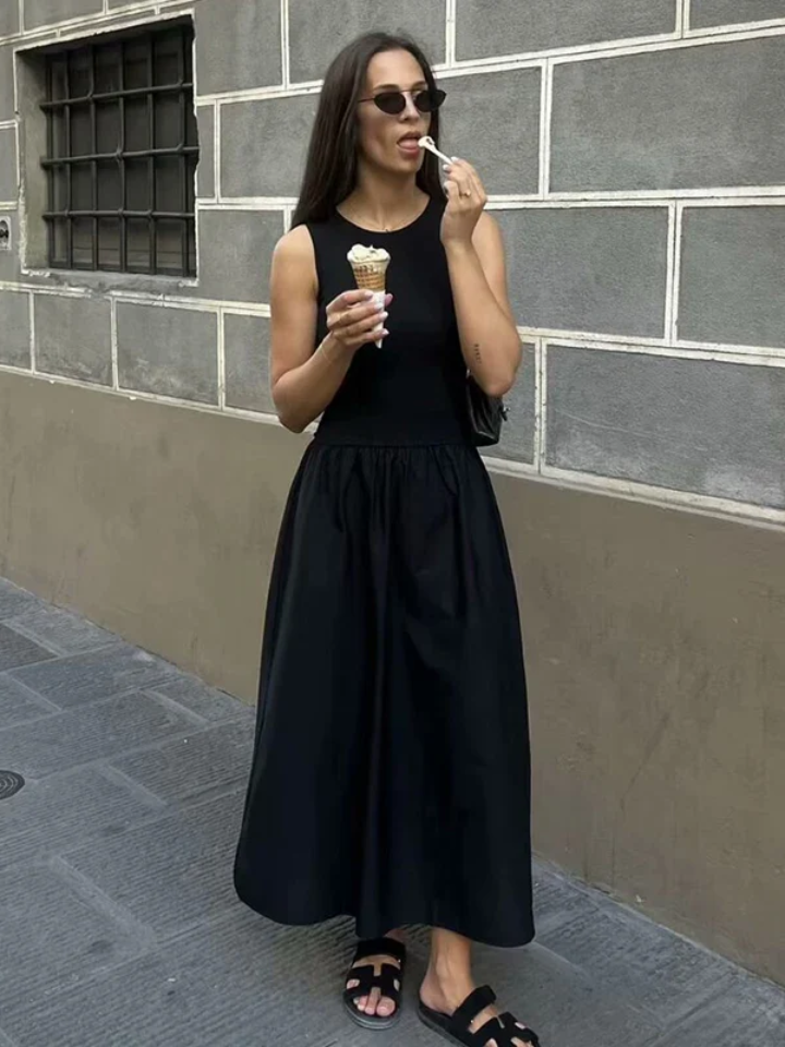 Vestido Midi Elegante e Versátil Zunna Agnes