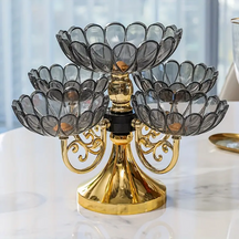 Bandeja Cristaleira de Luxo Gourmet - Design Exclusivo para Decoração