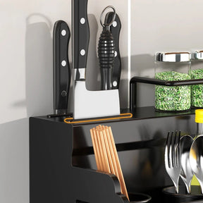 Suporte Multiuso Minimalista para Utensílios - Cozinha Gourmet