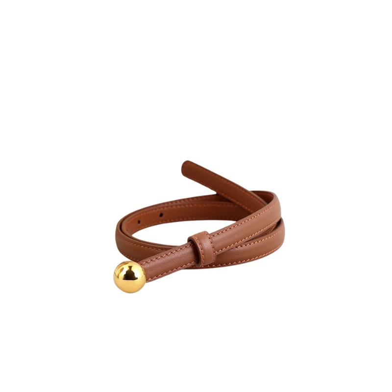 Cinto Feminino Com Fivela Estilo Bola