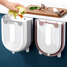Lixeira Dobrável para Descarte de Cozinha