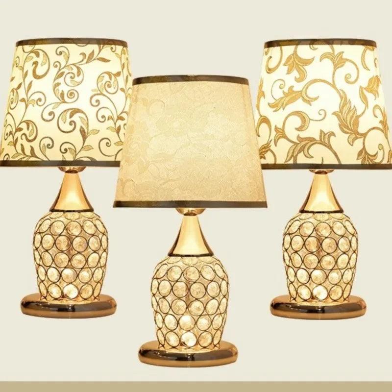 Abajur de Mesa Crystal Elegance