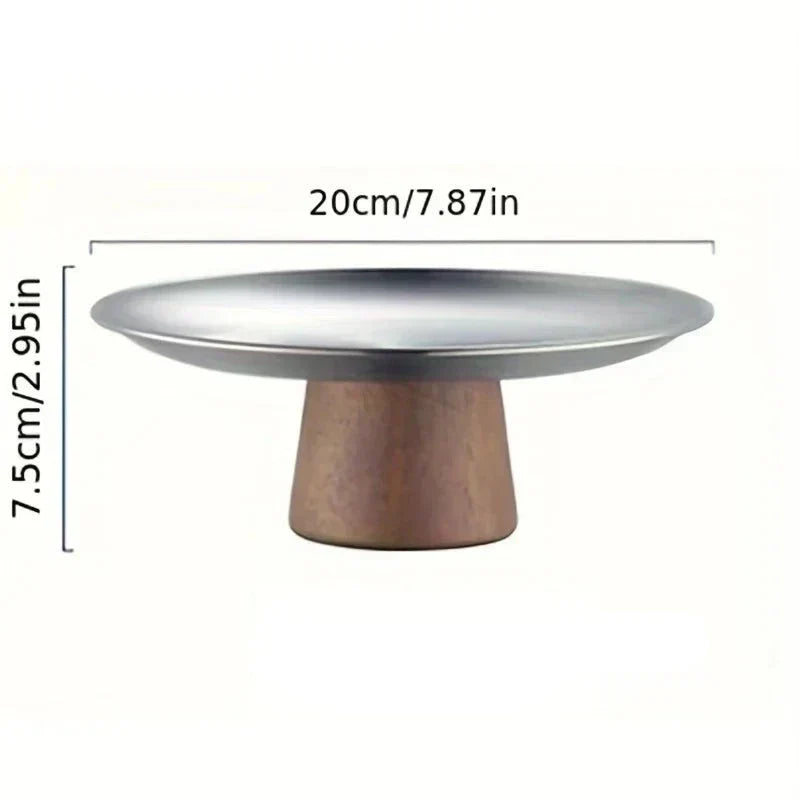 Suporte para Bolo Redondo em Aço Inoxidável com Pedestal - foto 10