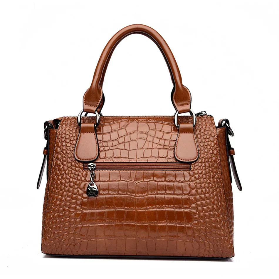 Bolsa de Ombro Crossbody de Couro Macio para Mulheres, Grande Capacidade, Bolsa de Lazer, Marca Designer de Luxo, Alta Qualidade, 2024