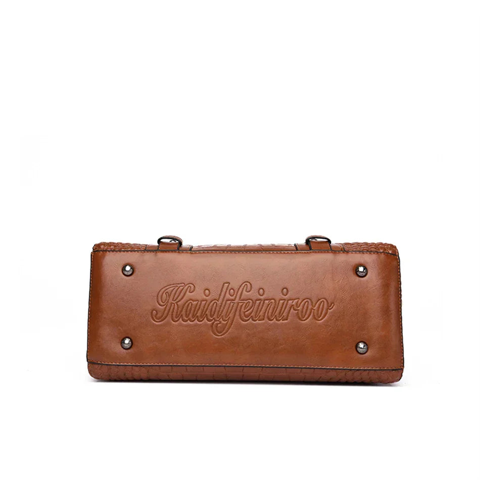Bolsa de Ombro Crossbody de Couro Macio para Mulheres, Grande Capacidade, Bolsa de Lazer, Marca Designer de Luxo, Alta Qualidade, 2024
