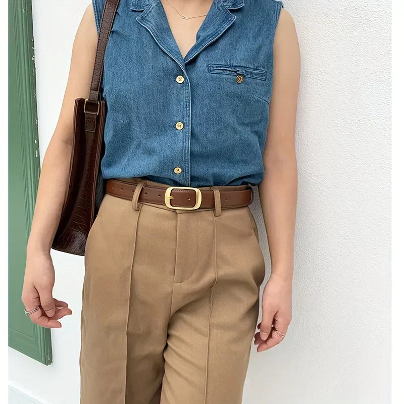 Cinto Feminino Com Fivela