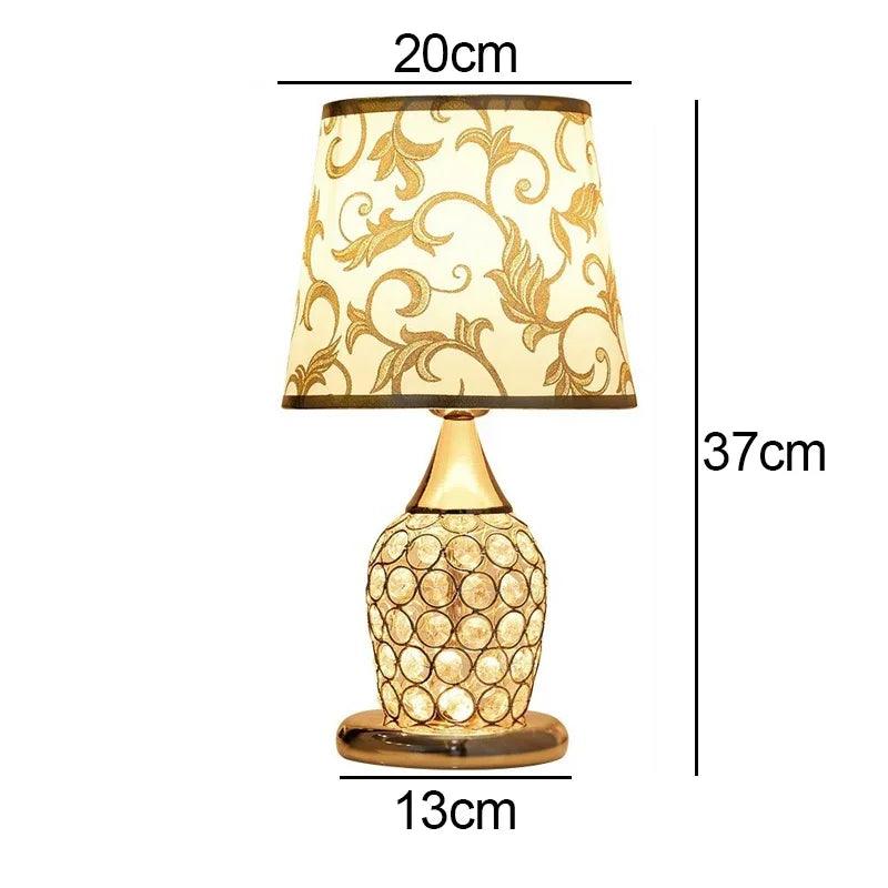 Abajur de Mesa Crystal Elegance