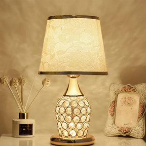Abajur de Mesa Crystal Elegance