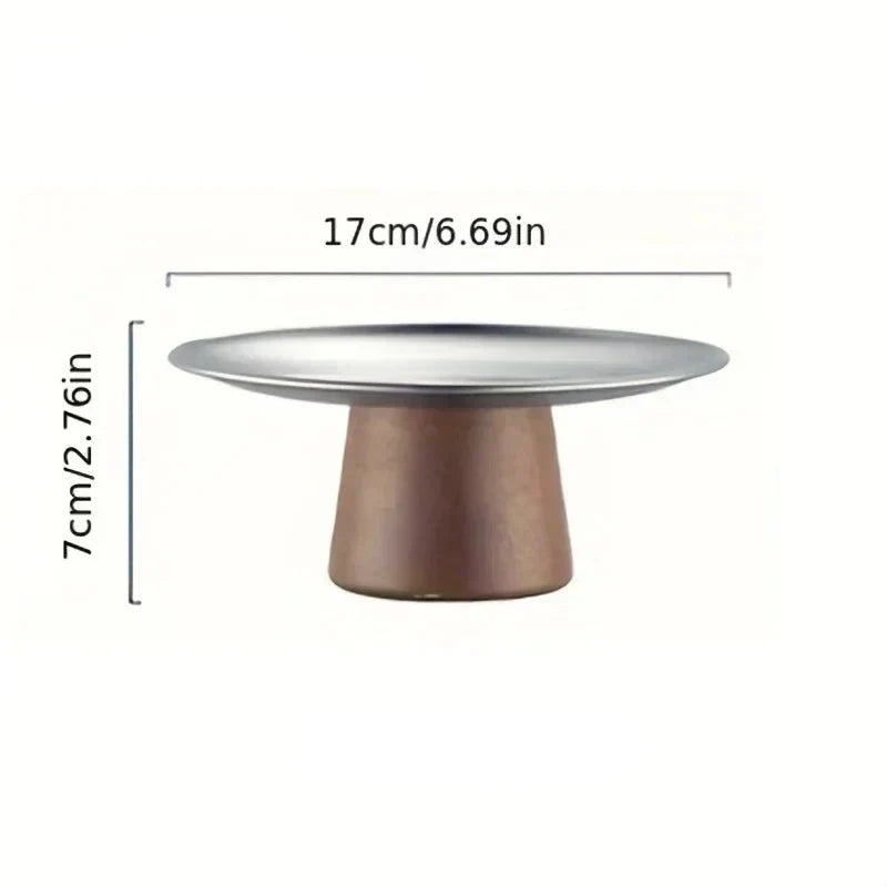 Suporte para Bolo Redondo em Aço Inoxidável com Pedestal - foto 4
