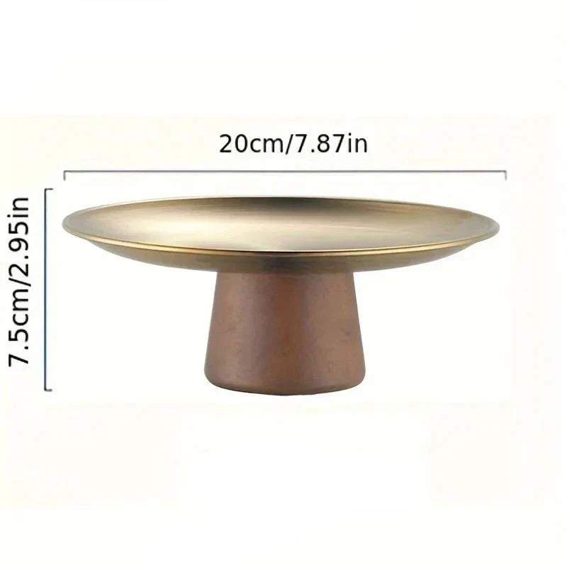 Suporte para Bolo Redondo em Aço Inoxidável com Pedestal - foto 2