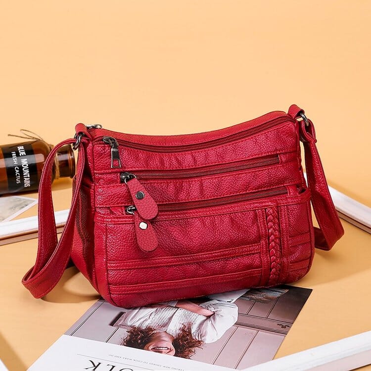 Bolsa Feminina de Ombro em Couro Sintético – Compacta e Sofisticada