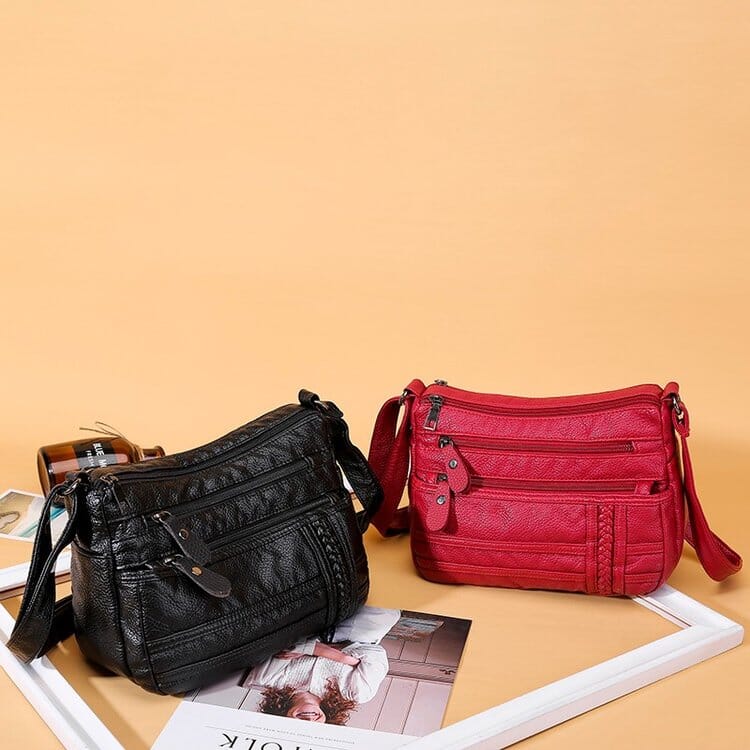 Bolsa Feminina de Ombro em Couro Sintético – Compacta e Sofisticada