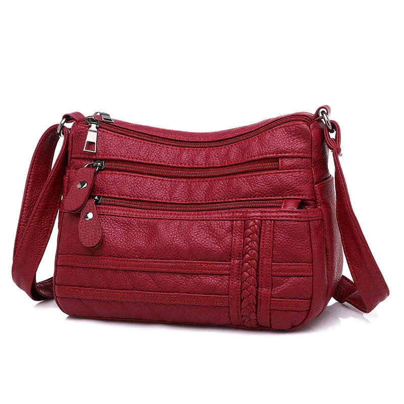 Bolsa Feminina de Ombro em Couro Sintético – Compacta e Sofisticada