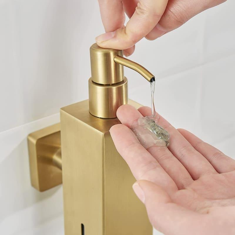 Dispenser de Sabonete Porta Sabonete Líquido de Inox