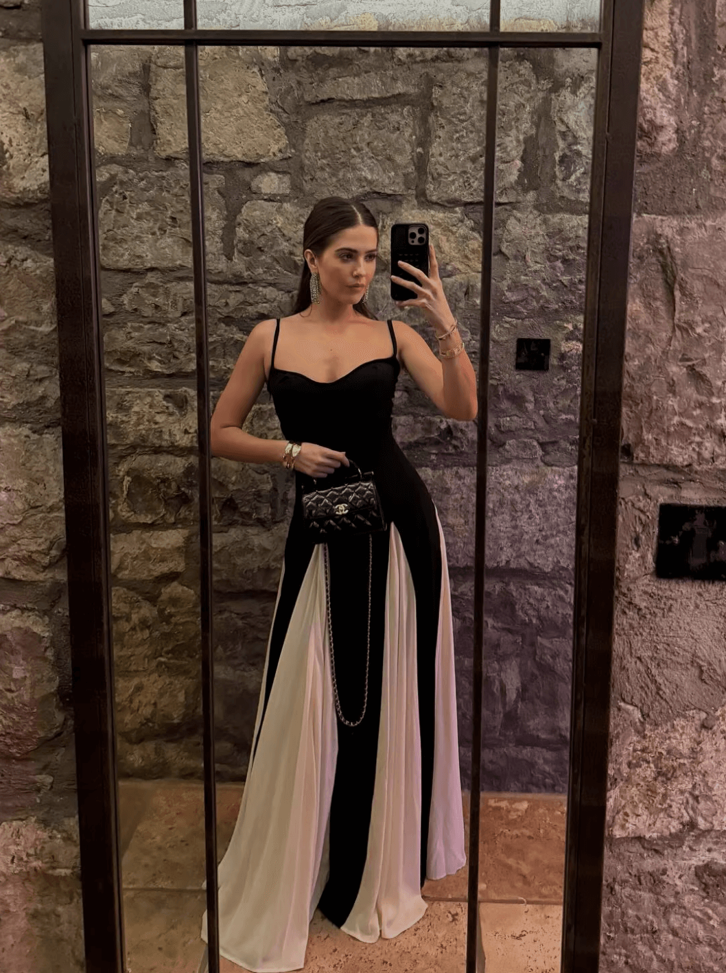 Foto de cliente usando a peça