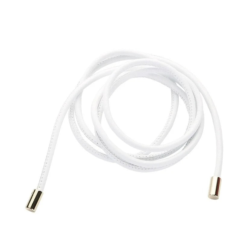 Cinto Feminino de Couro Sintético Elegante com Laço
