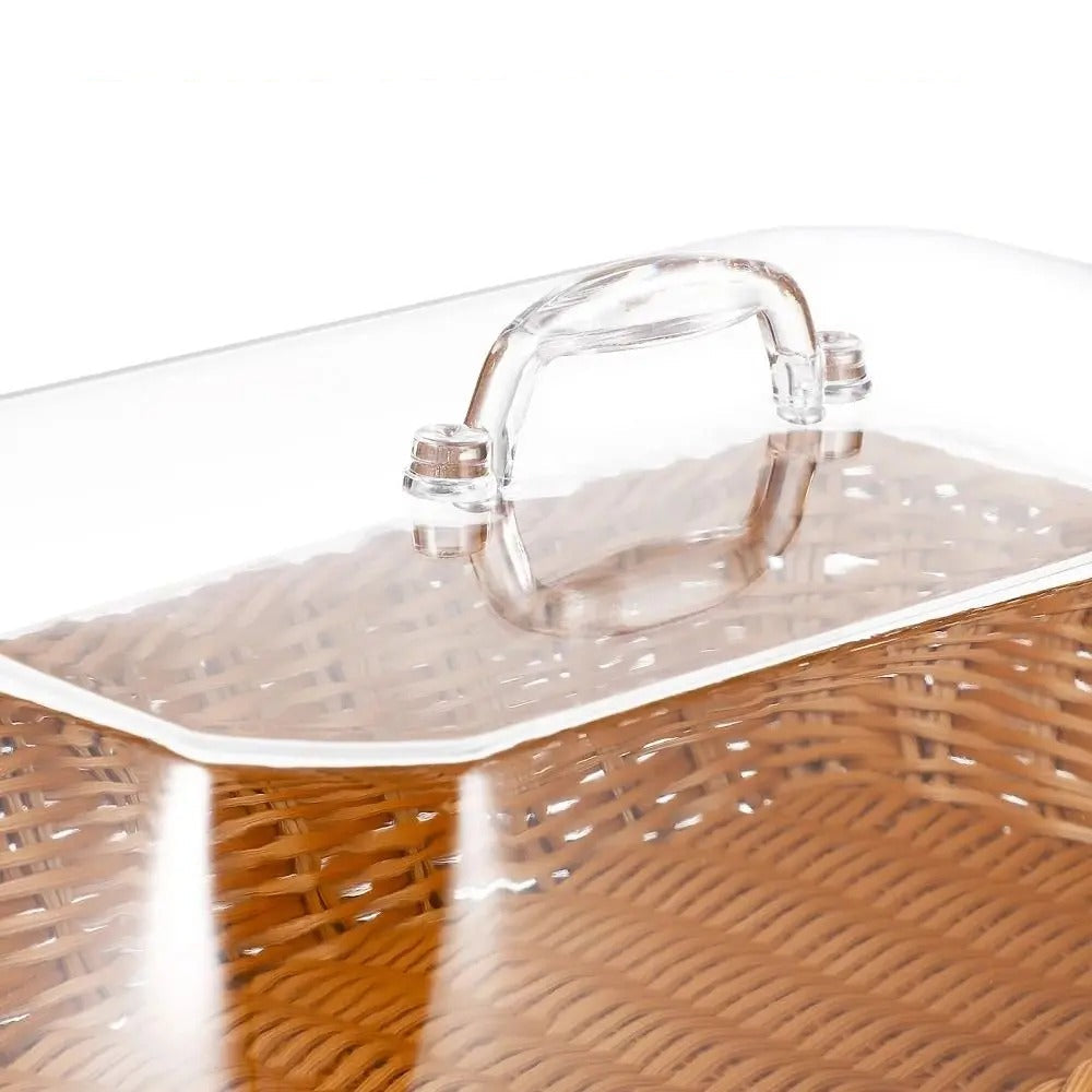 Cesta de Mesa Mônaco com Cúpula Transparente