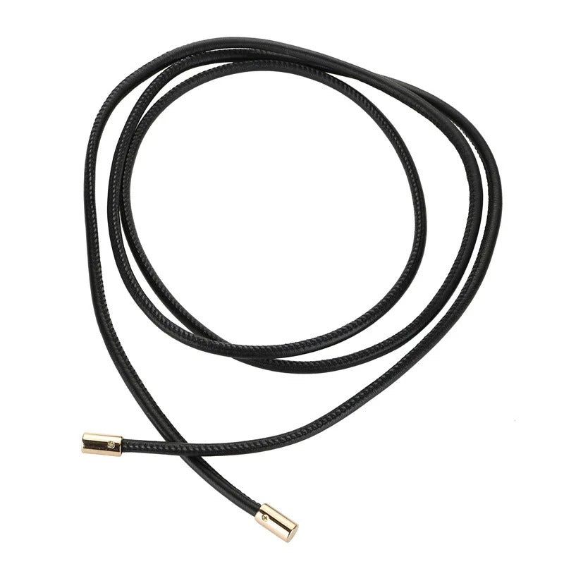 Cinto Feminino de Couro Sintético Elegante com Laço